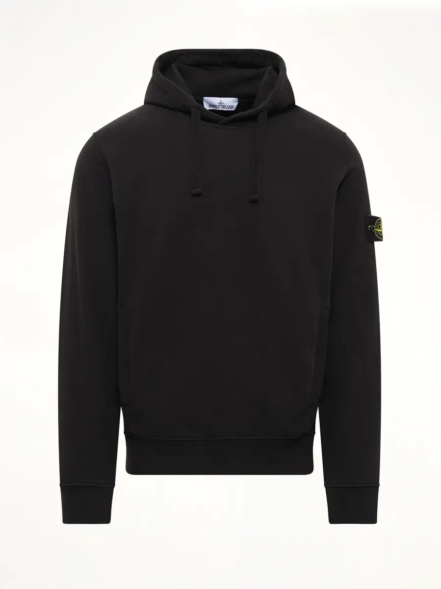 Stone Island 6100048 Brushed Cotton Hoodie | Thumbnail 2