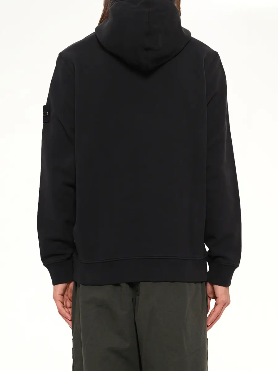 Stone Island 6100048 Brushed Cotton Hoodie | Thumbnail 5