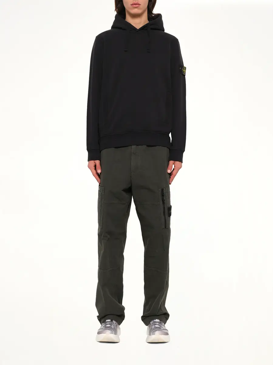 Stone Island 6100048 Brushed Cotton Hoodie | Thumbnail 7