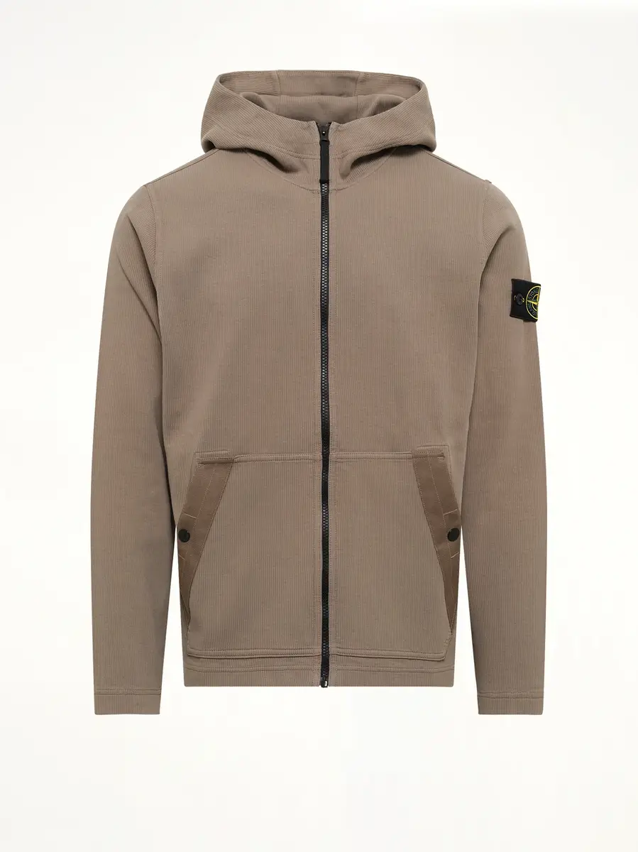 Stone Island 6100020 Organic Cotton Hoodie in Military Green | Thumbnail 2 Stone Island 6100020 Organic Cotton Hoodie in Military Green | Thumbnail 2