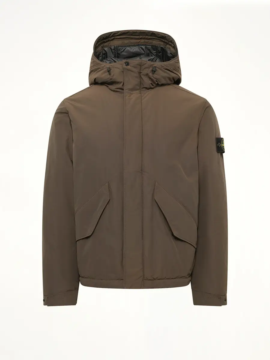Stone Island 4100010 Nylon Short Parka in Coal Grey | Thumbnail 2 Stone Island 4100010 Nylon Short Parka in Coal Grey | Thumbnail 2