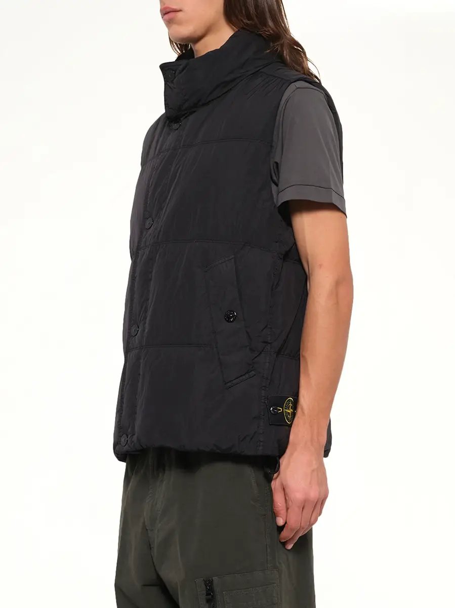 Stone Island G100010 Crinkle Reps Padded Vest | Thumbnail 3 Stone Island G100010 Crinkle Reps Padded Vest | Thumbnail 3