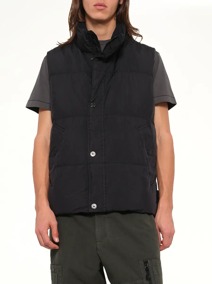 Stone Island G100010 Crinkle Reps Padded Vest | Thumbnail 6 Stone Island G100010 Crinkle Reps Padded Vest | Thumbnail 6