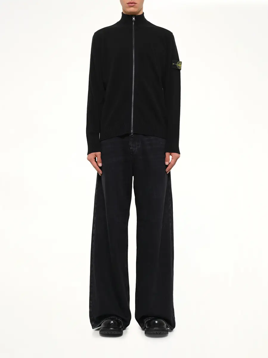 Stone Island 5100023 Light Rws Geelong Wool Zip-up Cardigan | Thumbnail 7 Stone Island 5100023 Light Rws Geelong Wool Zip-up Cardigan | Thumbnail 7