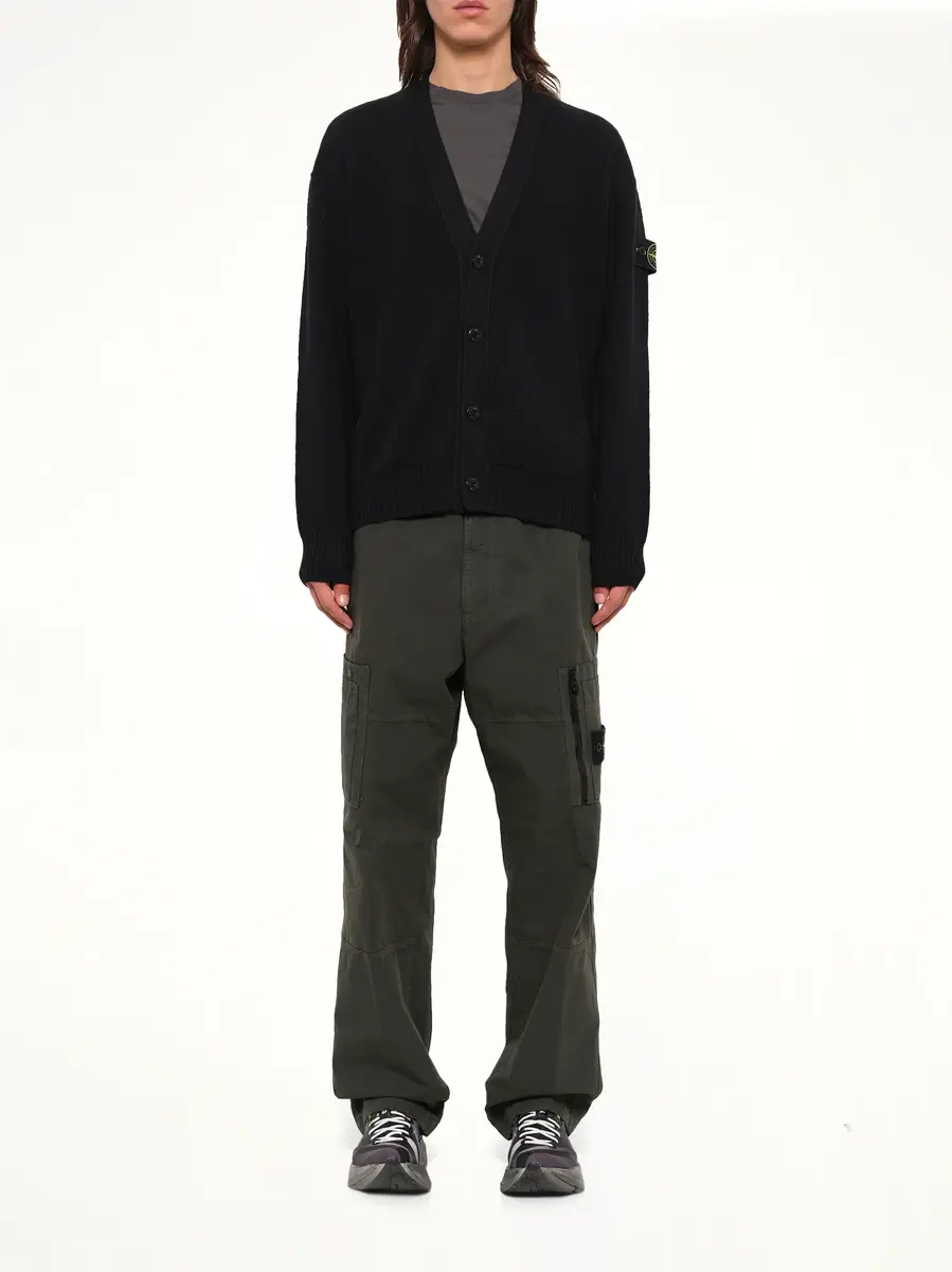 Stone Island 5100010 Light Rws Wool Cardigan | Thumbnail 7 Stone Island 5100010 Light Rws Wool Cardigan | Thumbnail 7
