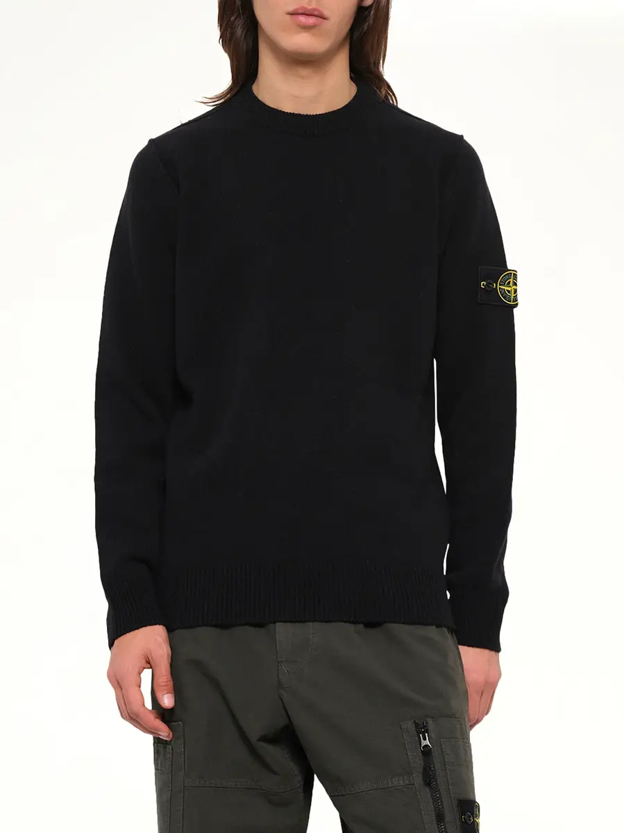 Stone Island 5100072 Lambswool Crewneck Sweater | Thumbnail 6 Stone Island 5100072 Lambswool Crewneck Sweater | Thumbnail 6