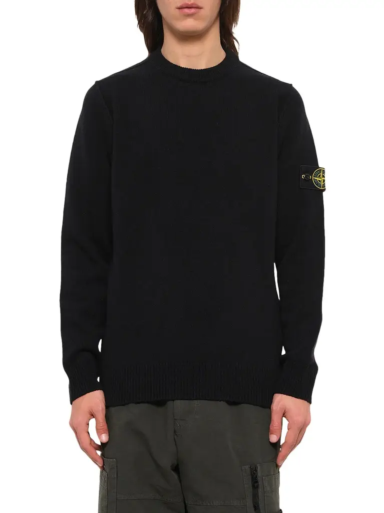 Stone Island 5100072 Lambswool Crewneck Sweater