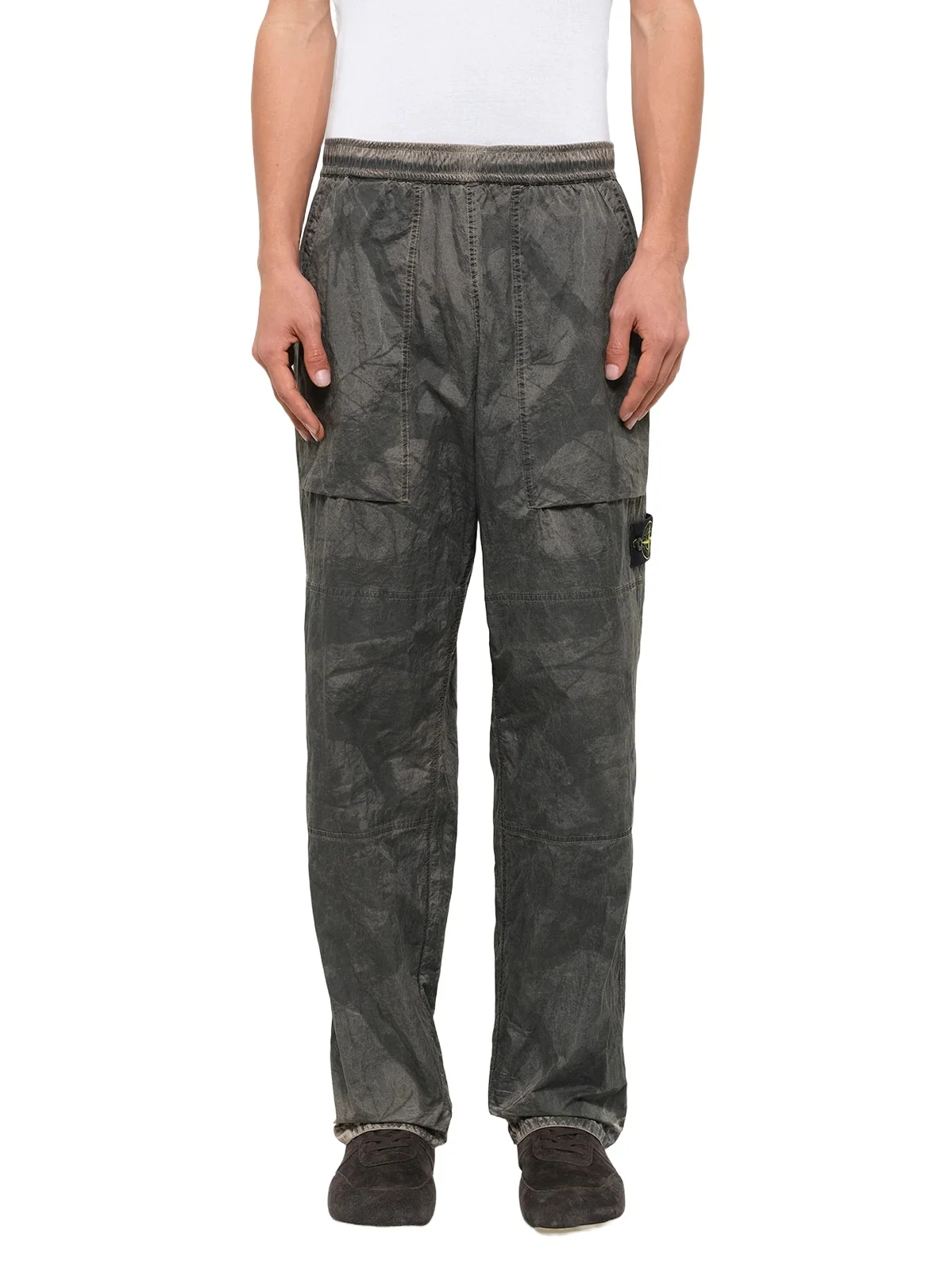 Stone Island 3100057 Tree Camo Trouser in Biscuit