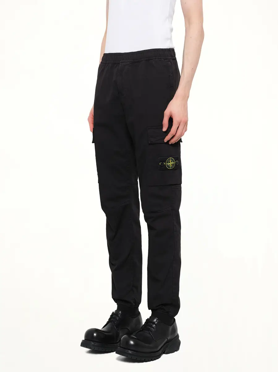 Stone Island 3100033 Cotton Satin Trouser | Thumbnail 3 Stone Island 3100033 Cotton Satin Trouser | Thumbnail 3