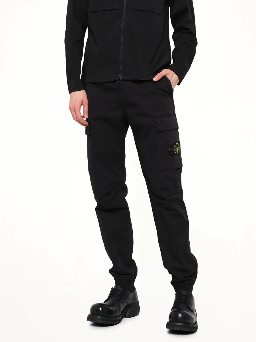 Stone Island 3100033 Cotton Satin Trouser | Thumbnail 6 Stone Island 3100033 Cotton Satin Trouser | Thumbnail 6