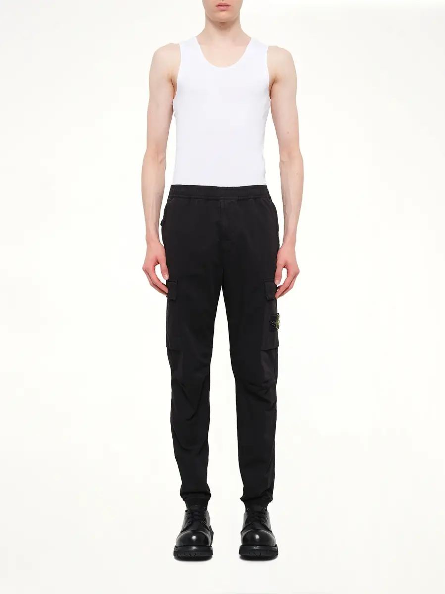 Stone Island 3100033 Cotton Satin Trouser | Thumbnail 7 Stone Island 3100033 Cotton Satin Trouser | Thumbnail 7