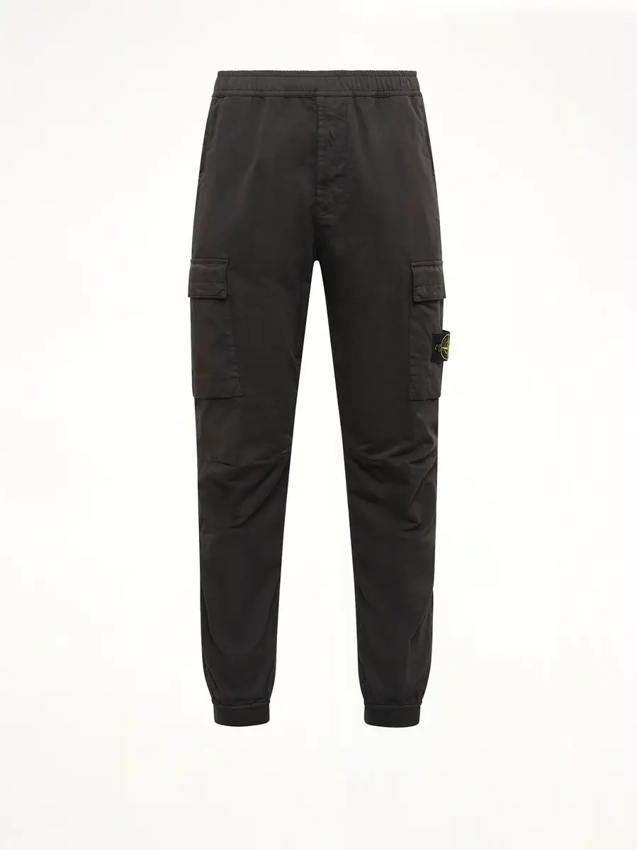 Stone Island 3100033 Cotton Satin Trouser in Lead Grey | Thumbnail 2