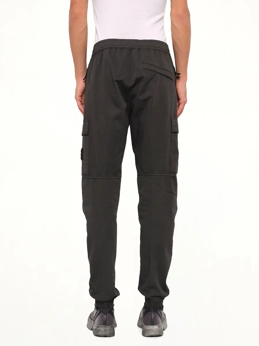 Stone Island 3100033 Cotton Satin Trouser in Lead Grey | Thumbnail 5