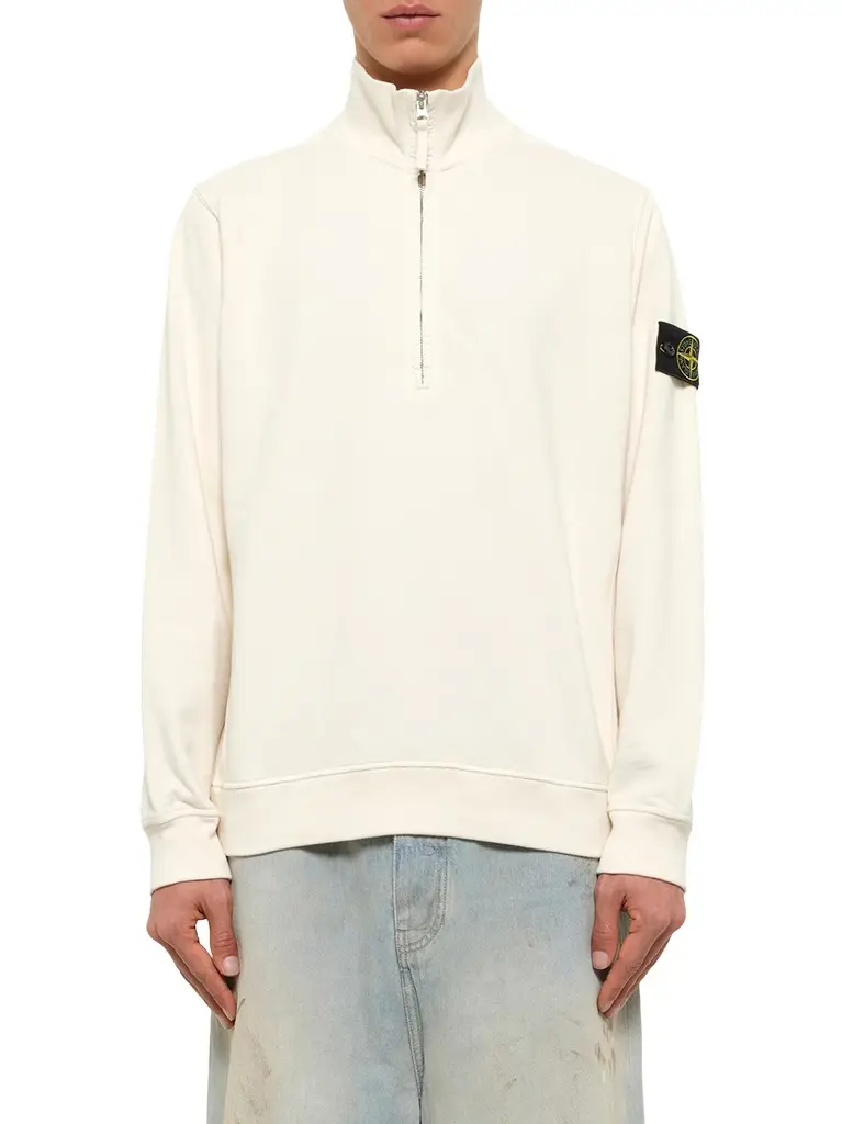 6100068 Brushed Cotton Quarter Zip Sweatshirt