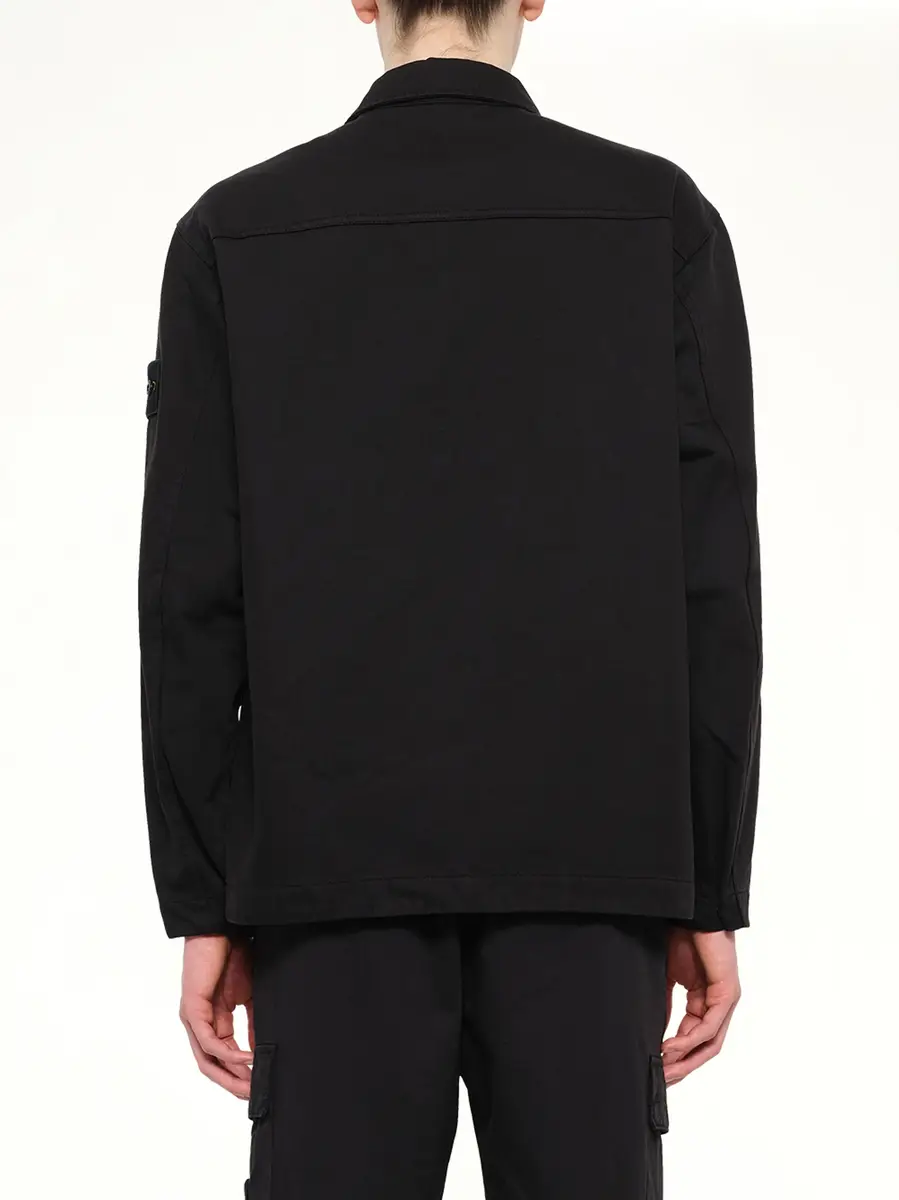 Stone Island 1200001 Dense Cotton Twill Shirt | Thumbnail 5 Stone Island 1200001 Dense Cotton Twill Shirt | Thumbnail 5