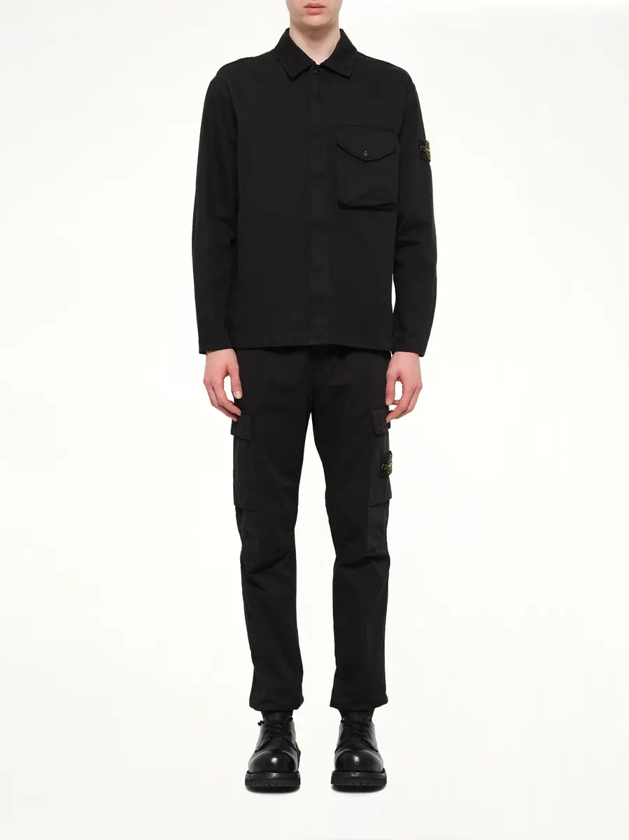 Stone Island 1200001 Dense Cotton Twill Shirt | Thumbnail 7 Stone Island 1200001 Dense Cotton Twill Shirt | Thumbnail 7