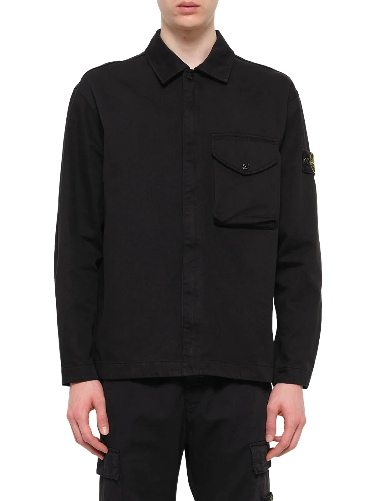 Stone Island 1200001 Dense Cotton Twill Shirt