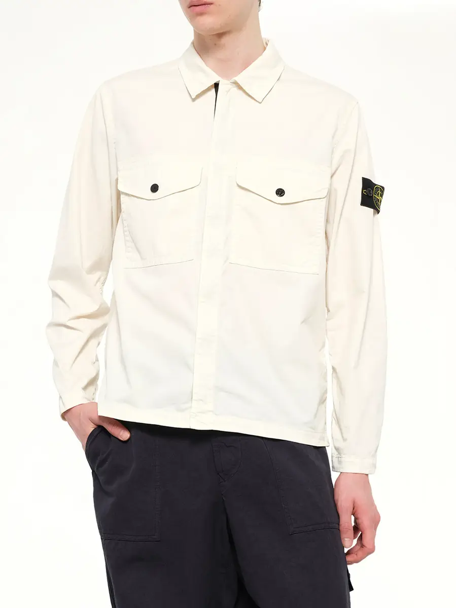 Stone Island 1200003 Stretch Organic Cotton Shirt | Thumbnail 6 Stone Island 1200003 Stretch Organic Cotton Shirt | Thumbnail 6