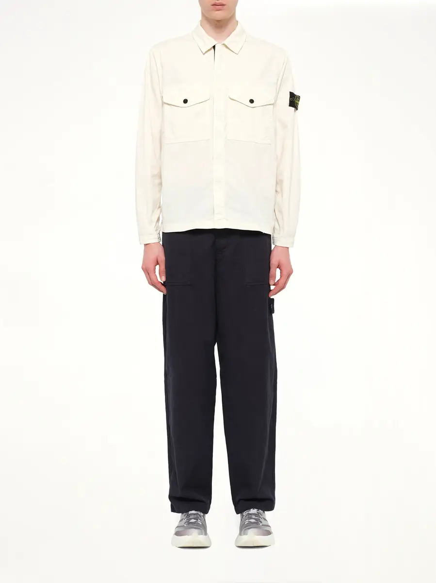Stone Island 1200003 Stretch Organic Cotton Shirt | Thumbnail 7 Stone Island 1200003 Stretch Organic Cotton Shirt | Thumbnail 7
