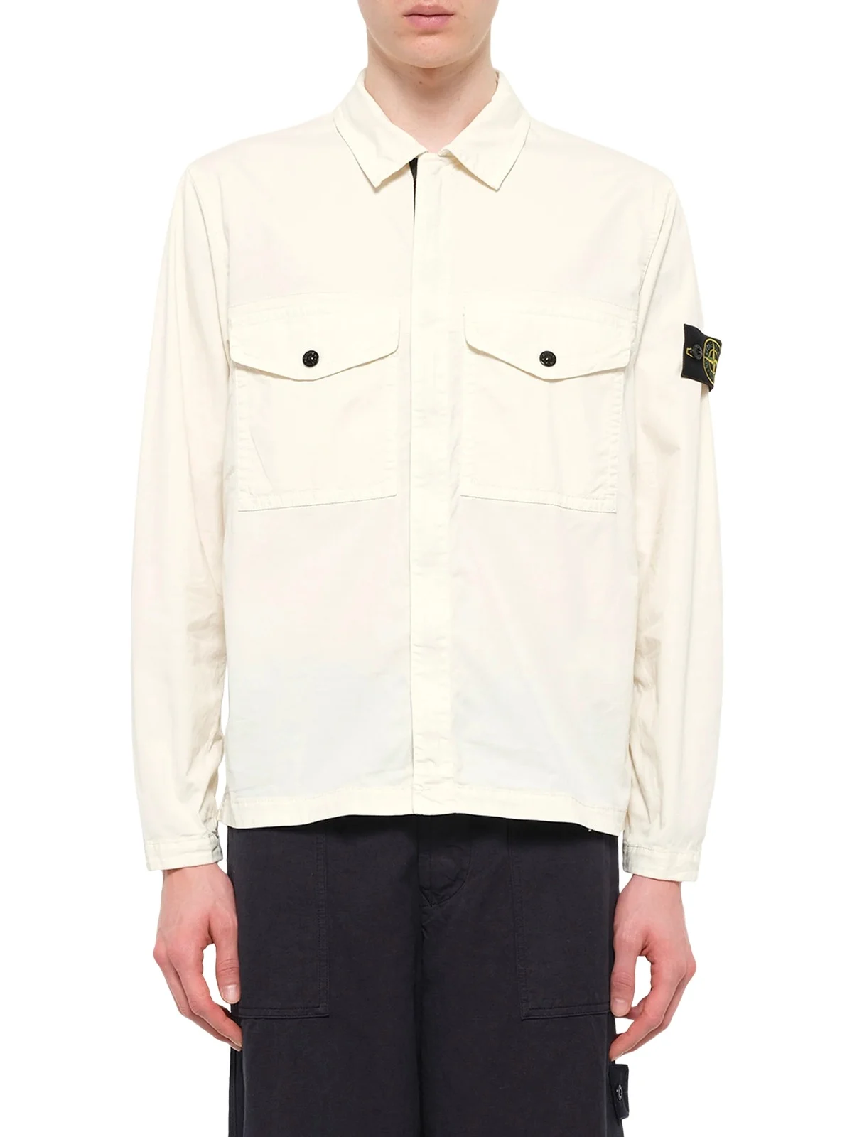 Stone Island 1200003 Stretch Organic Cotton Shirt