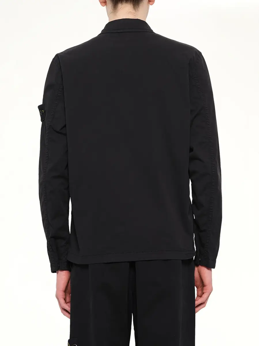 Stone Island 1200003 Stretch Organic Cotton Shirt | Thumbnail 5 Stone Island 1200003 Stretch Organic Cotton Shirt | Thumbnail 5