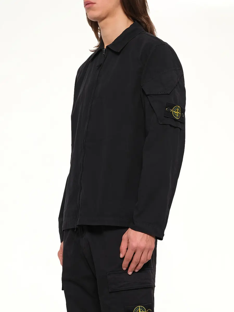 Stone Island 1200022 Cotton Sleeve Pocket Shirt | Thumbnail 3 Stone Island 1200022 Cotton Sleeve Pocket Shirt | Thumbnail 3