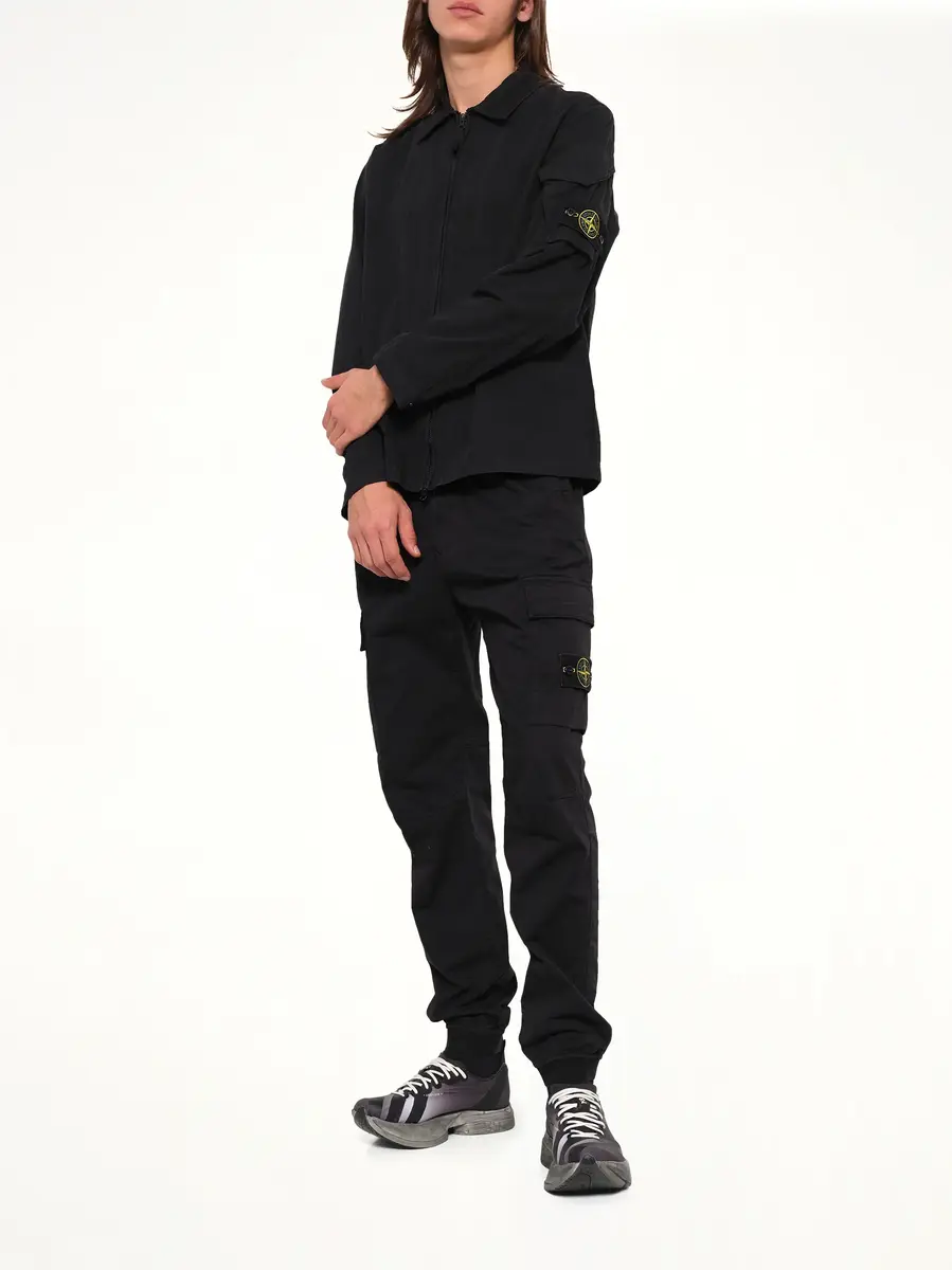 Stone Island 1200022 Cotton Sleeve Pocket Shirt | Thumbnail 4 Stone Island 1200022 Cotton Sleeve Pocket Shirt | Thumbnail 4