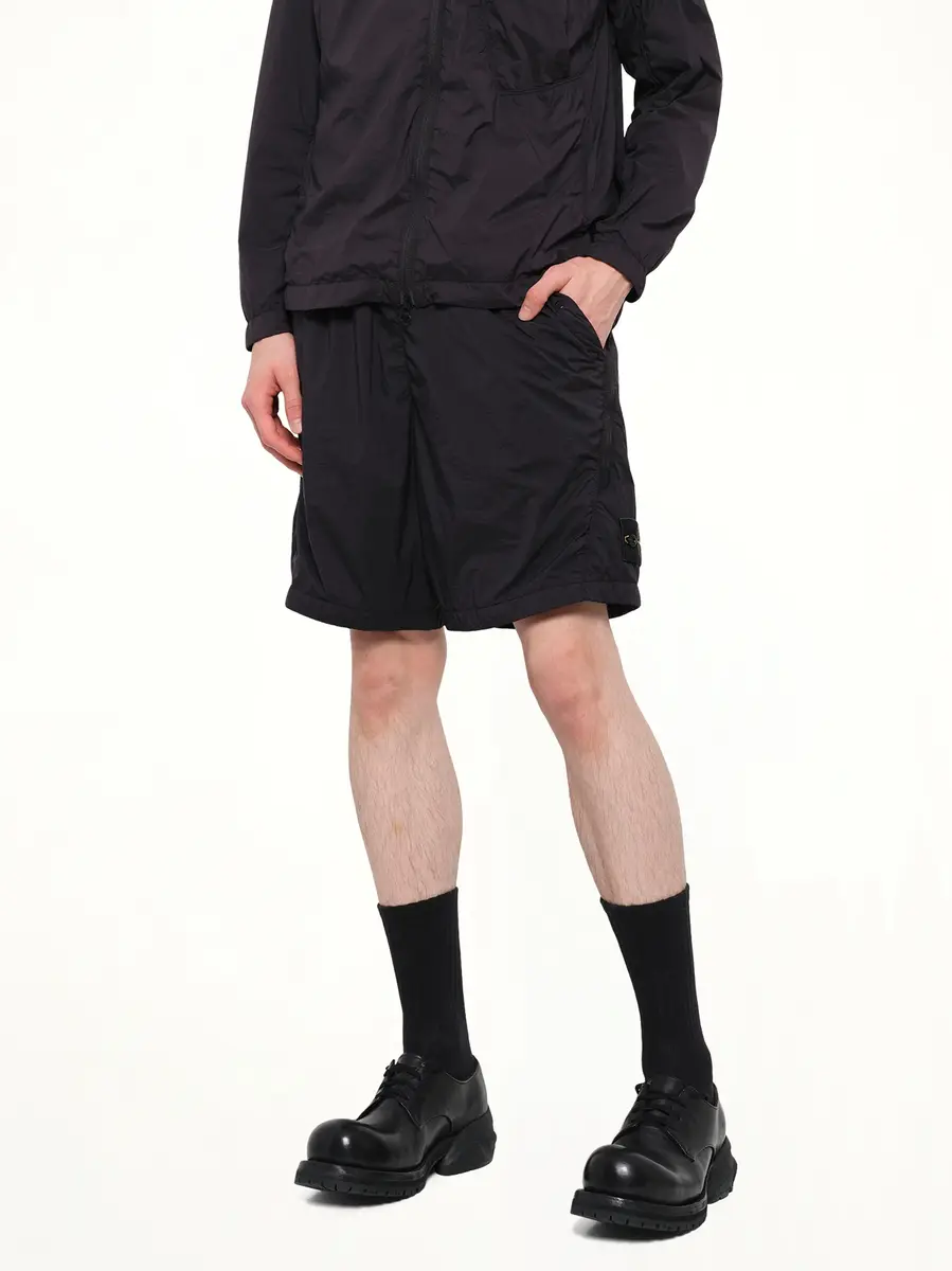 Stone Island L100004 Ultra Light Nylon Stretch Shorts | Thumbnail 4 Stone Island L100004 Ultra Light Nylon Stretch Shorts | Thumbnail 4