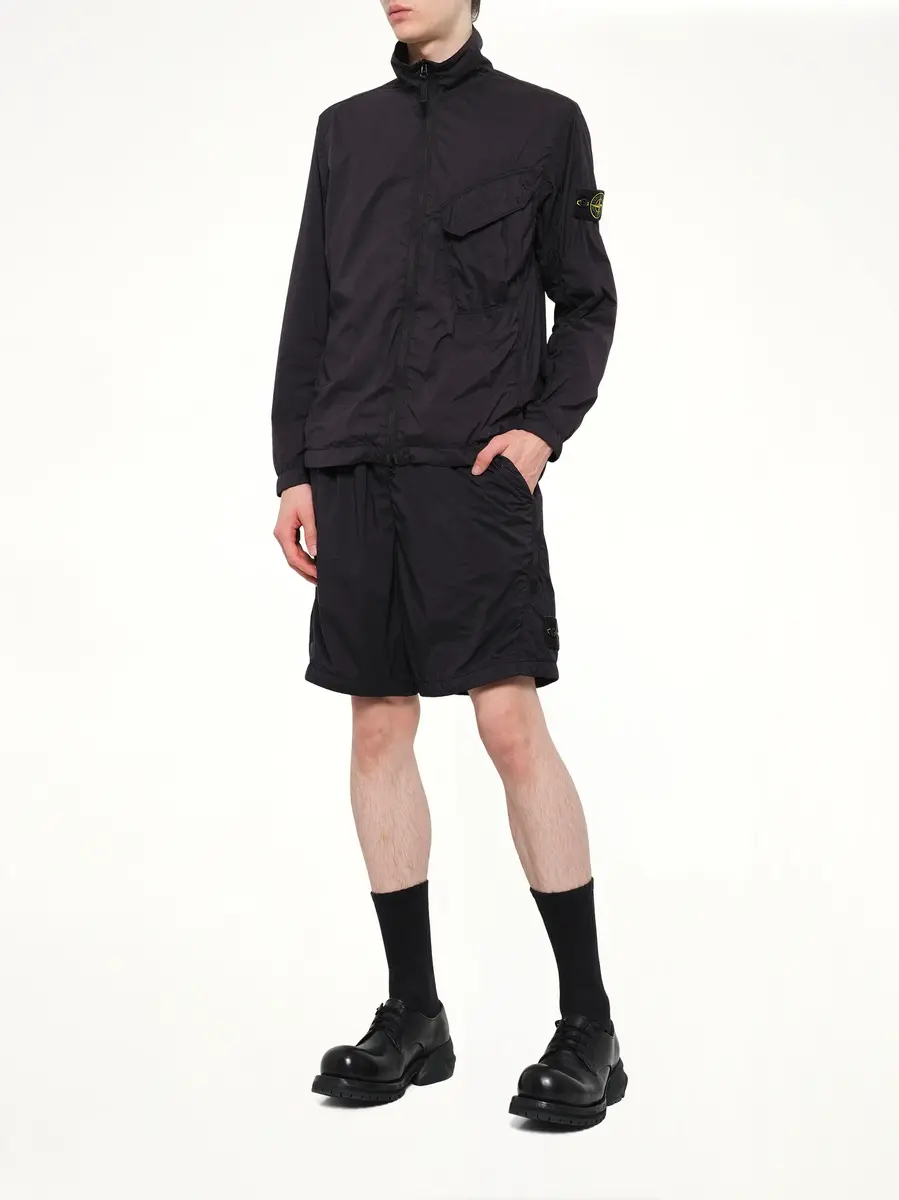 Stone Island L100004 Ultra Light Nylon Stretch Shorts | Thumbnail 5 Stone Island L100004 Ultra Light Nylon Stretch Shorts | Thumbnail 5