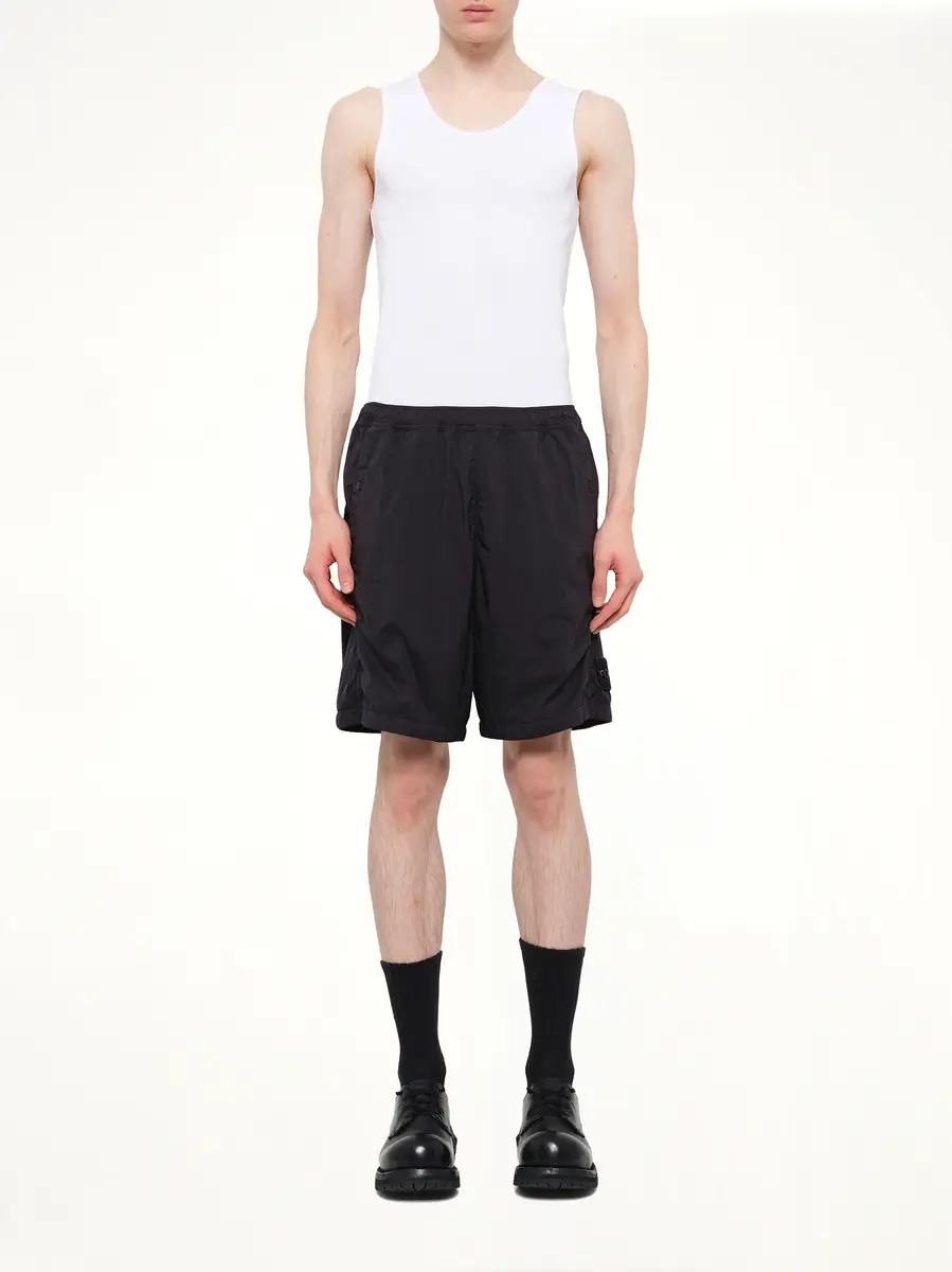 Stone Island L100004 Ultra Light Nylon Stretch Shorts | Thumbnail 7 Stone Island L100004 Ultra Light Nylon Stretch Shorts | Thumbnail 7