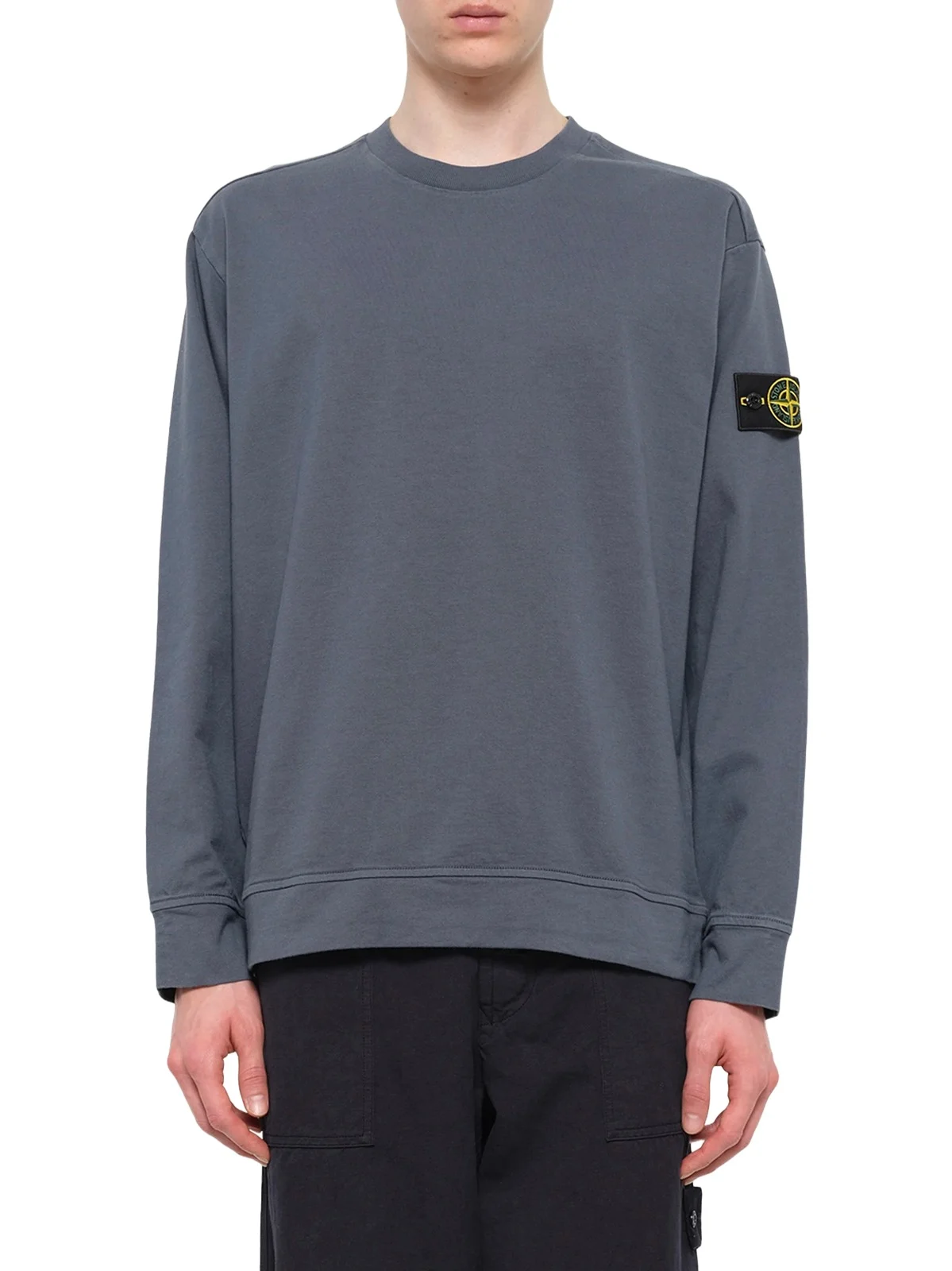6100057 Cotton Sweatshirt in Slate Blue 6100057 Cotton Sweatshirt in Slate Blue