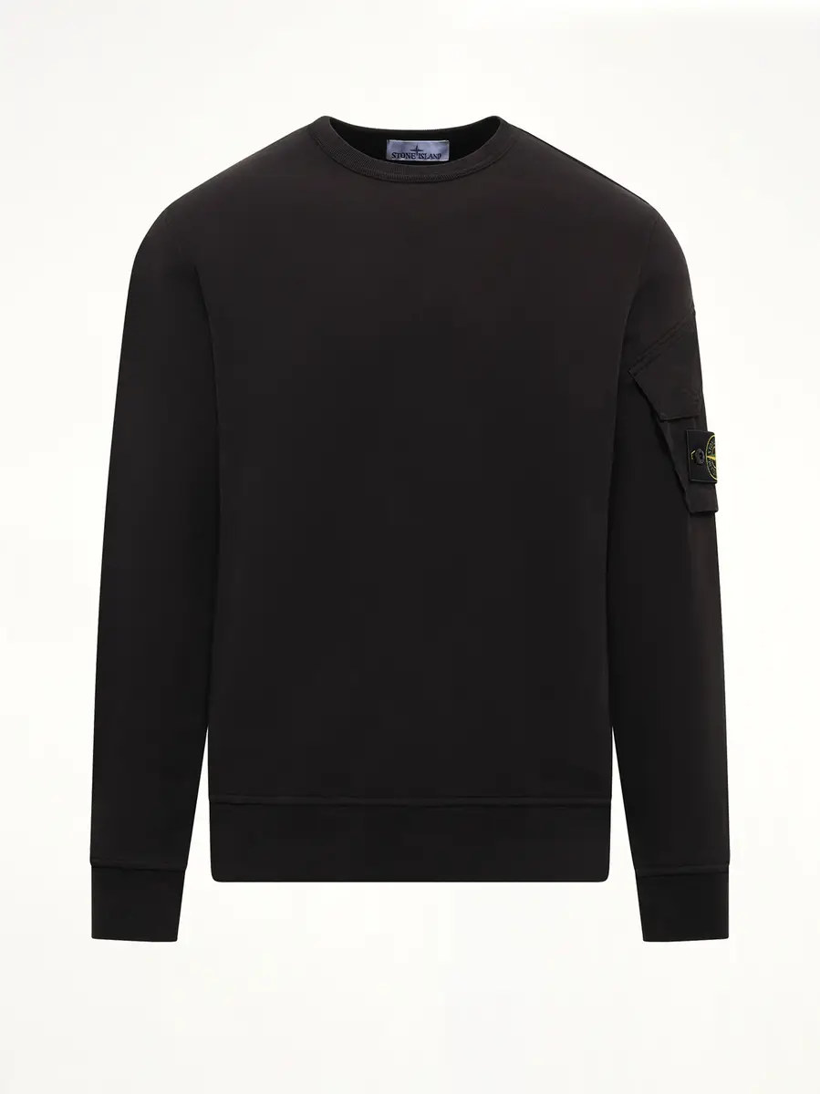 Stone Island 6100015 Brushed Cotton Sleeve Pocket Sweatshirt | Thumbnail 2 Stone Island 6100015 Brushed Cotton Sleeve Pocket Sweatshirt | Thumbnail 2