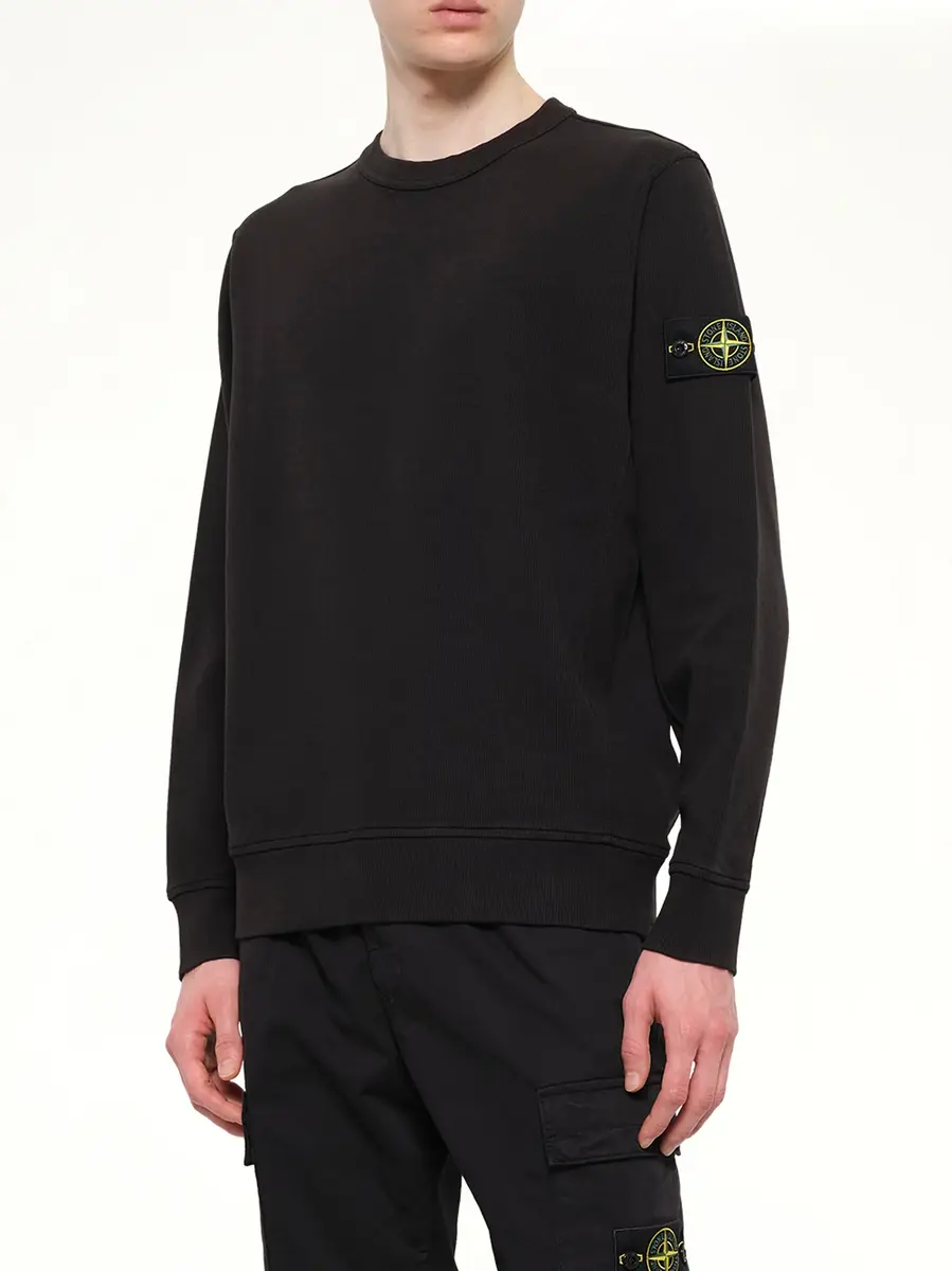 Stone Island 6100017 Organic Cotton Sweatshirt | Thumbnail 6 Stone Island 6100017 Organic Cotton Sweatshirt | Thumbnail 6