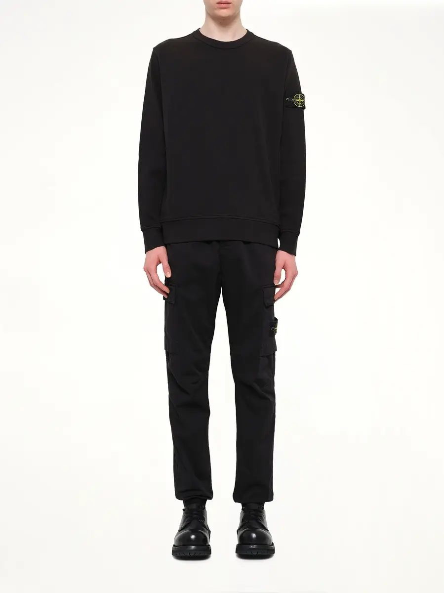 Stone Island 6100017 Organic Cotton Sweatshirt | Thumbnail 7 Stone Island 6100017 Organic Cotton Sweatshirt | Thumbnail 7