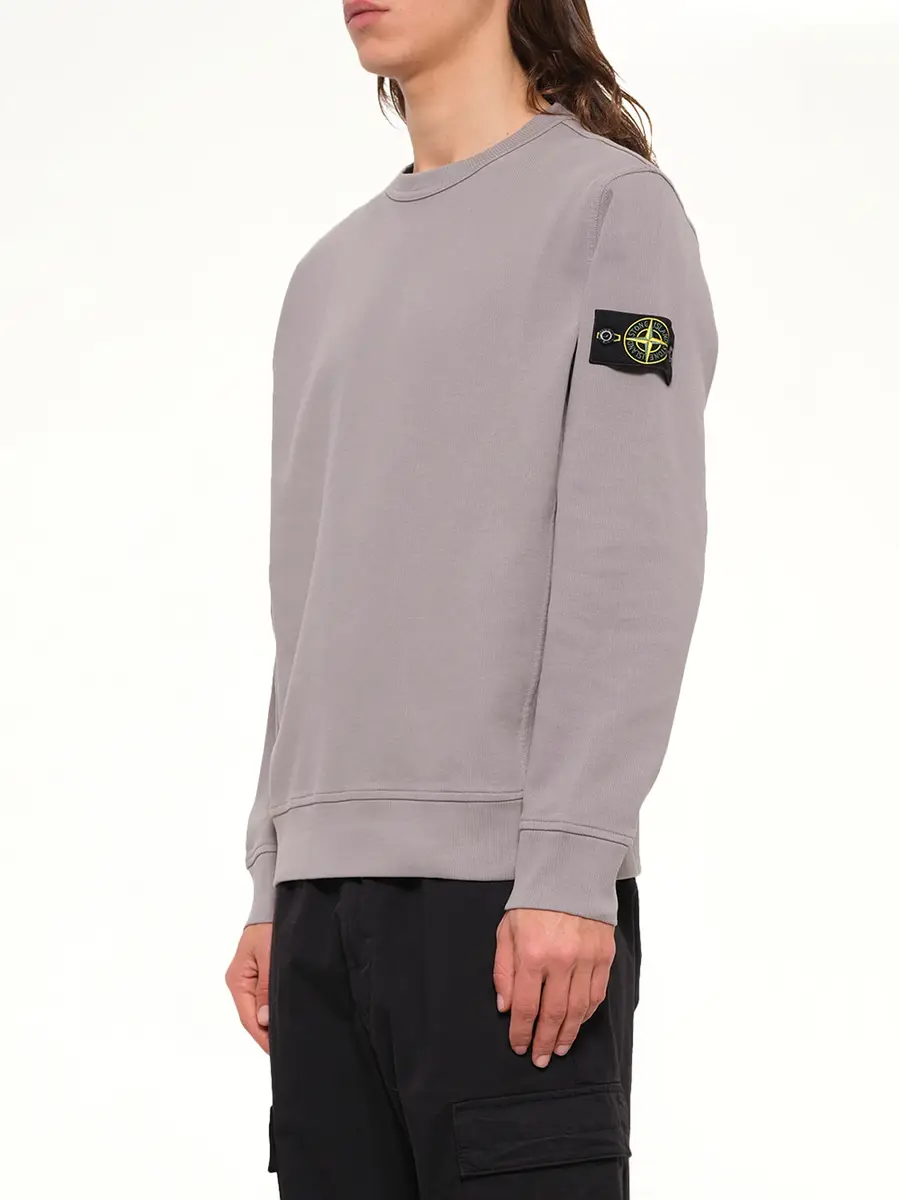 Stone Island 6100017 Organic Cotton Sweatshirt | Thumbnail 3 Stone Island 6100017 Organic Cotton Sweatshirt | Thumbnail 3