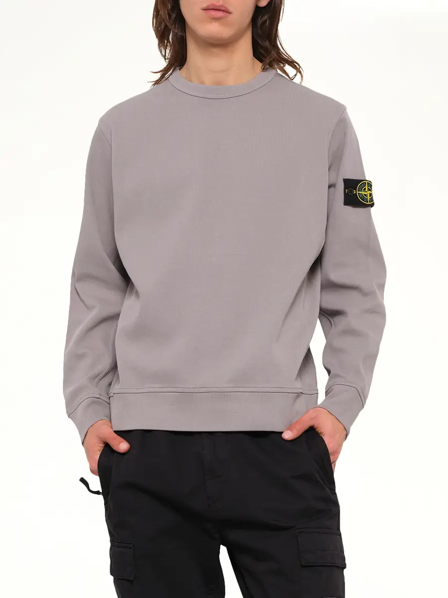 Stone Island 6100017 Organic Cotton Sweatshirt | Thumbnail 6 Stone Island 6100017 Organic Cotton Sweatshirt | Thumbnail 6