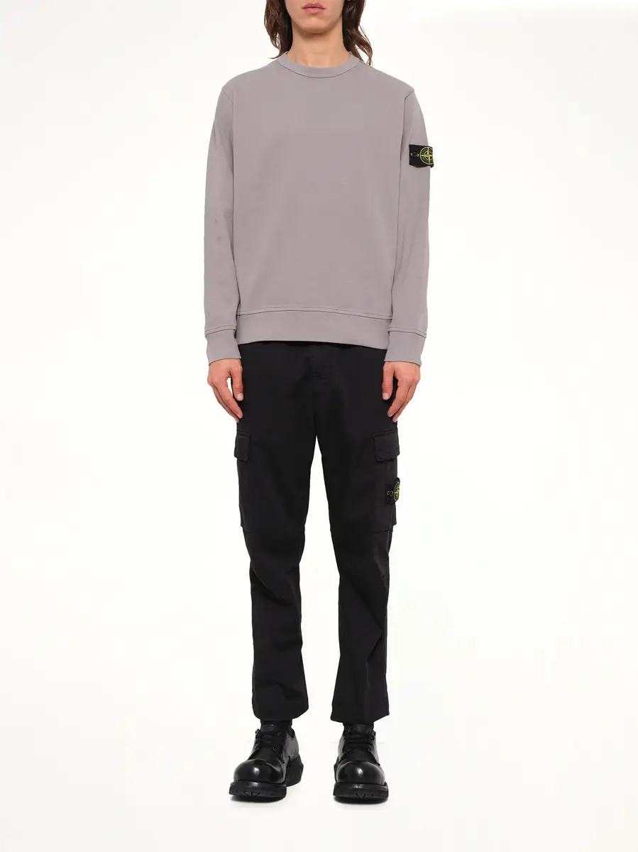 Stone Island 6100017 Organic Cotton Sweatshirt | Thumbnail 7 Stone Island 6100017 Organic Cotton Sweatshirt | Thumbnail 7