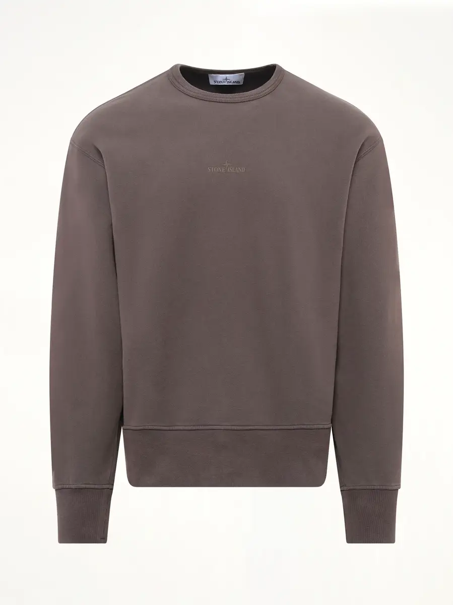 Stone Island 6100037 Logo Sweatshirt in Dark Burgundy | Thumbnail 2 Stone Island 6100037 Logo Sweatshirt in Dark Burgundy | Thumbnail 2