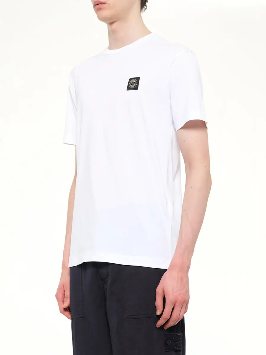 Stone Island 2100027 Cotton Compass Patch T-shirt | Thumbnail 3 Stone Island 2100027 Cotton Compass Patch T-shirt | Thumbnail 3