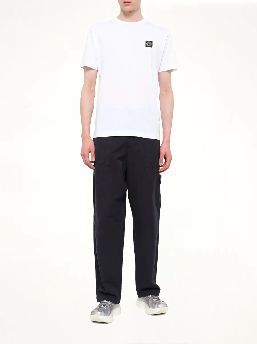 Stone Island 2100027 Cotton Compass Patch T-shirt | Thumbnail 4 Stone Island 2100027 Cotton Compass Patch T-shirt | Thumbnail 4