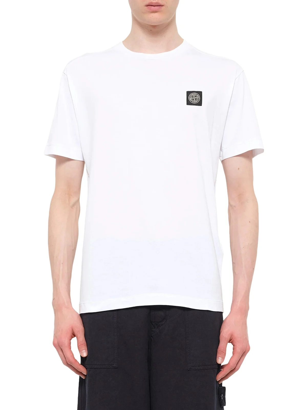 Stone Island 2100027 Cotton Compass Patch T-shirt