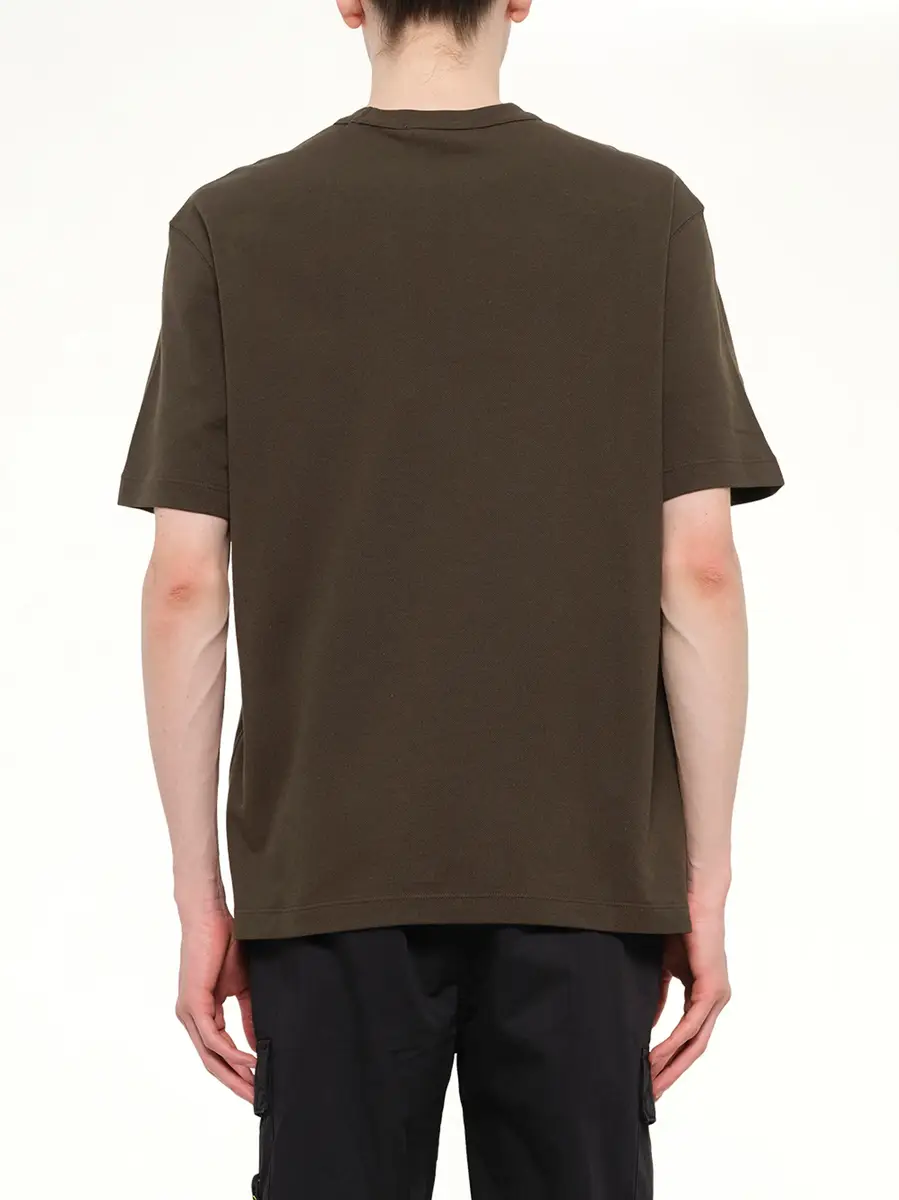 Stone Island 2100015 Cotton Compass T-shirt in Coal Grey | Thumbnail 5 Stone Island 2100015 Cotton Compass T-shirt in Coal Grey | Thumbnail 5