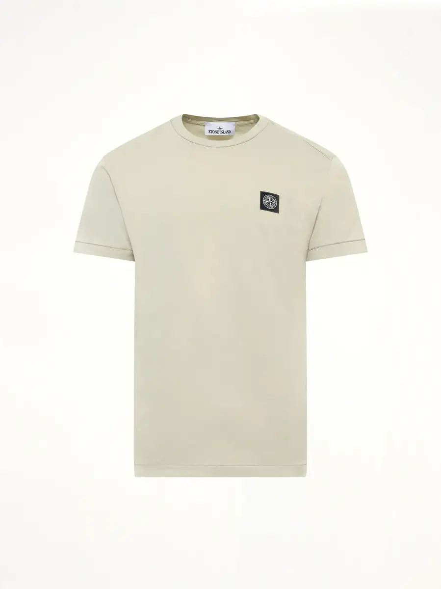 Stone Island 2100027 Cotton Compass Patch T-shirt in Sand | Thumbnail 2 Stone Island 2100027 Cotton Compass Patch T-shirt in Sand | Thumbnail 2