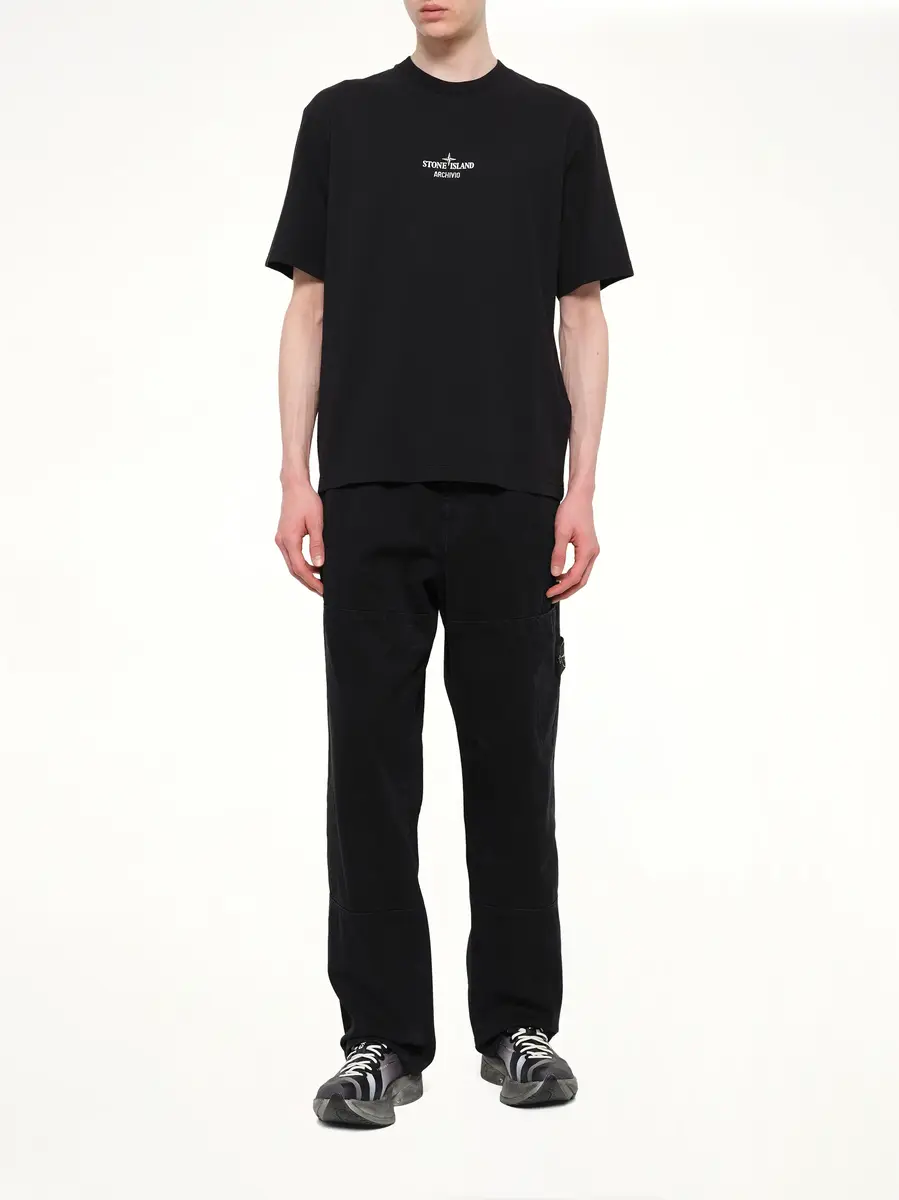 Stone Island 2100033 Cotton Logo T-shirt | Thumbnail 4 Stone Island 2100033 Cotton Logo T-shirt | Thumbnail 4