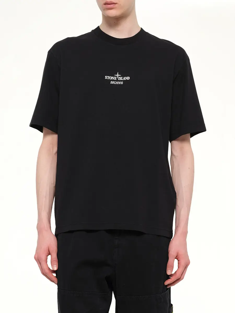 Stone Island 2100033 Cotton Logo T-shirt | Thumbnail 6 Stone Island 2100033 Cotton Logo T-shirt | Thumbnail 6