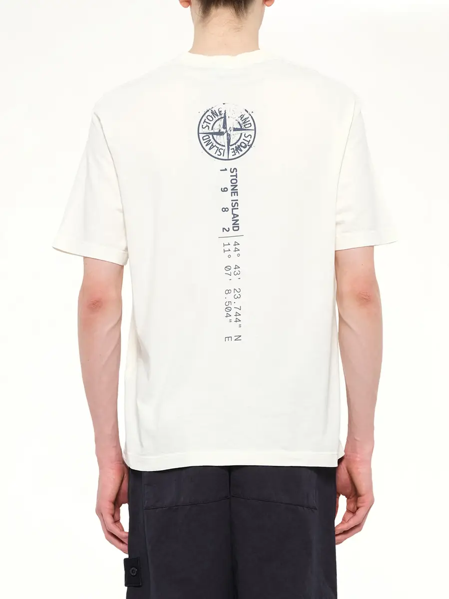 Stone Island 2100001 Cotton Compass Print T-shirt | Thumbnail 5 Stone Island 2100001 Cotton Compass Print T-shirt | Thumbnail 5