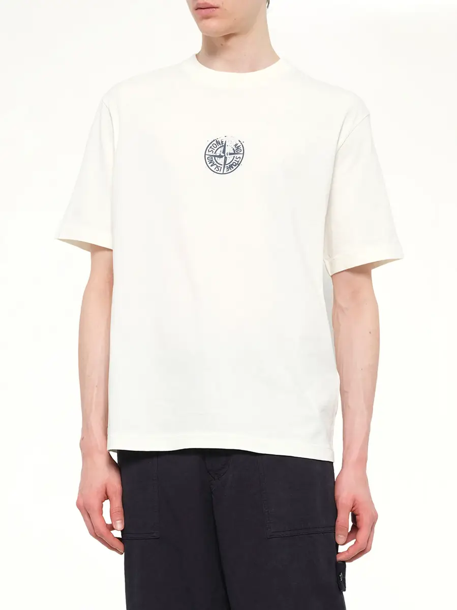 Stone Island 2100001 Cotton Compass Print T-shirt | Thumbnail 6 Stone Island 2100001 Cotton Compass Print T-shirt | Thumbnail 6