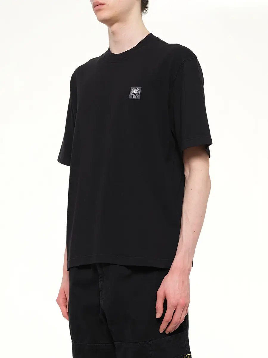Stone Island 2100030 Cotton Compass Patch T-shirt | Thumbnail 3
