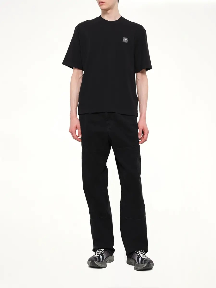 Stone Island 2100030 Cotton Compass Patch T-shirt | Thumbnail 4