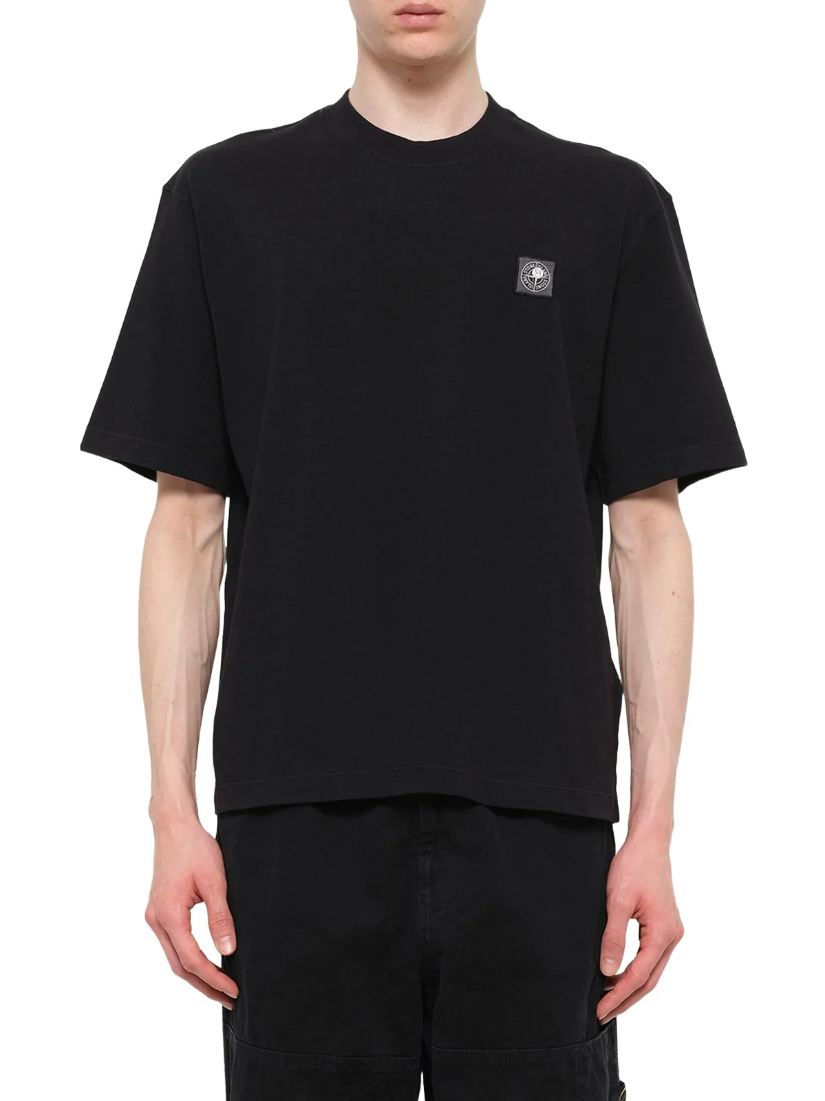 Stone Island 2100030 Cotton Compass Patch T-shirt